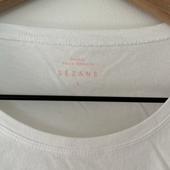 Sézane Demajn Tee Size L - Picture 6 of 7